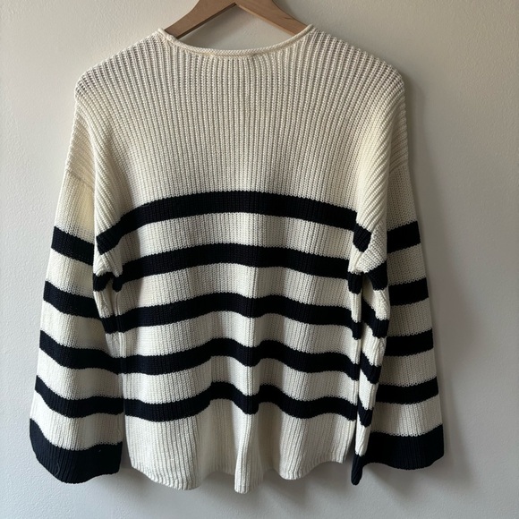 Frame Oversized striped‎ Sweater Sz XS - Picture 3 of 6